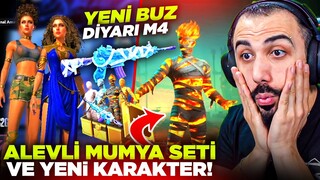 OHA 😱 YENİ ALEVLİ MUMYA SETİ, YENİ BUZ DİYARI M4 VE ÜNLÜ KARAKTERLER EFSANE! | PUBG MOBILE