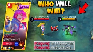 Yuzuke Vs Top 1 Supreme Kagura in Ranked Game! Damage Hack vs Lifesteal Hack! | Who Will Win?!