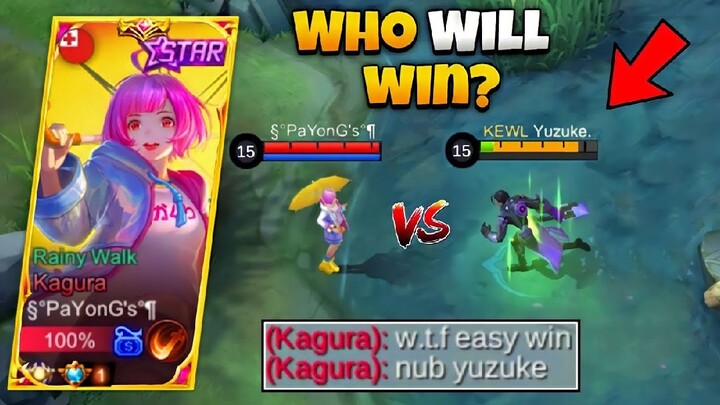 Yuzuke Vs Top 1 Supreme Kagura in Ranked Game! Damage Hack vs Lifesteal Hack! | Who Will Win?!