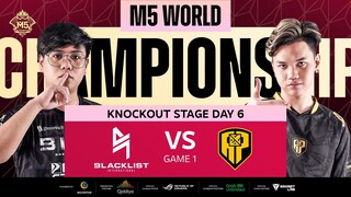 (FIL) M5 Knockouts Day 6 | BLCK vs APBR | Game 1