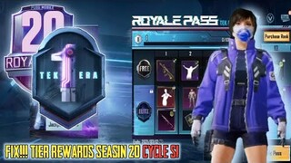 FIX!!! Tier Rewards Season 20 / Cycle S1 | PUBG MOBILE