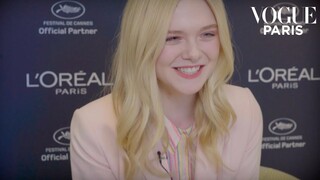 Elle Fanning tells us her best joke | Speed Dating | Vogue Paris