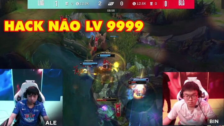 Đỉnh cao hack não level 9999 của Ale trước Bin quá khủng khiếp | LNG vs BLG