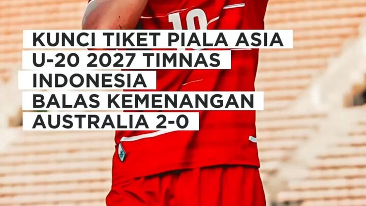 Malam bersejarah buat sepak bola Indonesia! Timnas U-20 Indonesia resmi membungkam Australia 2-0