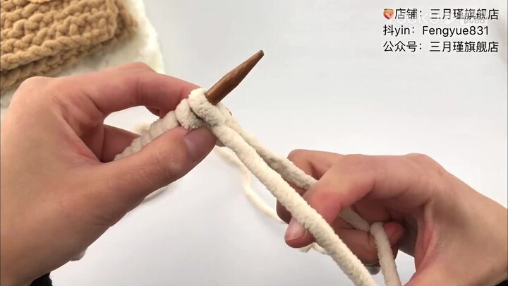 فيديو تعليمي لحياكة وشاح على شكل دب صغير