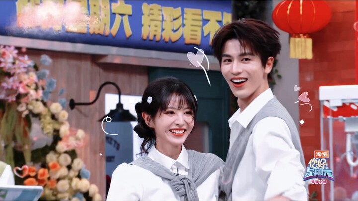 【เถียนจั้วจือเฮ่อ】สองพรีเซ็นเตอร์ของทีมรวมชายหญิงขึ้นเวทีเต้นด้วยกัน