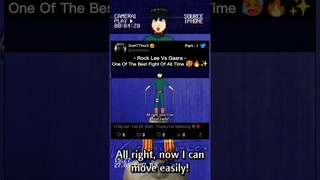 Rock Lee Vs Gaara - [AMV/EDIT] || Part - I | #shorts #anime #naruto
