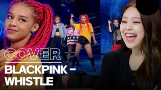 Belgique BLACKPINK's WHISTLE cover dance! #blackpink