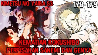 Kematian Iblis Bulan Atas Pertama Kokushibo!! Matinya Geny : Adik Tersayang Sanemi!! (KNY 178 – 179)