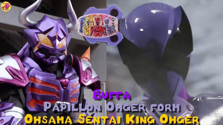 Kamen Rider Buffa Papillon Ohger form Ohsama Sentai King Ohger Fan Art