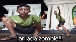 Lari Lari Ada Zombie Baju ijo...