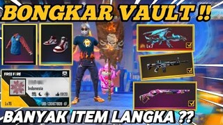 BONGKAR VAULT ‼️ YG DI INGINKAN SUBREK ‼️  BANYAK ITEM LANGKA 😳 ADA BAJU SERVEL LUAR GAK ??