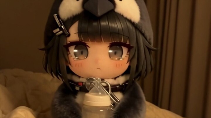 Xiao Guga woke me up at 3 a.m. to make her some milk.
