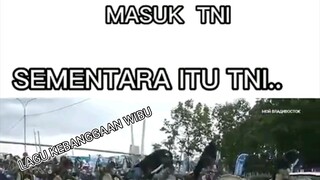 bahkan TNI juga wibu ya 😎😎😎