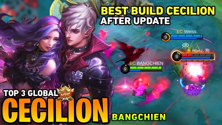CECILION BEST BUILD IN 2022 [Top 3 Global Cecilion] by BANGCHIEN - Mobile Legend0s