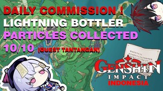 Daily Commission Genshin Impact Lightning Bottler Kumpulkan 10 partikel Inazuma【Vtuber Indonesia】