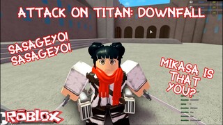 KILLING SPREE | Roblox Attack On Titan: Downfall | Tagalog game-play