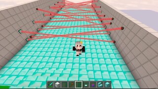 SAMMY CÙNG PHONG CẬN THỬ THÁCH 24H XÂY 1000 BẬC THANG SIÊU AN TOÀN TRONG MINECRA