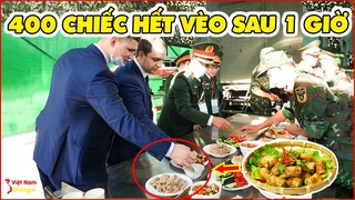 Quân Đội Các Nước Tròn Mắt Ngạc Nhiên Khi Phải Xếp Hàng Chờ Thưởng Thức Ẩm Thực VN Tại Army Games