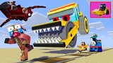 Monster School : CURSED COMPACTOR VS TRAIN SCHOOL HELL CHOO CHOO CHARLES - Minecraft Animation