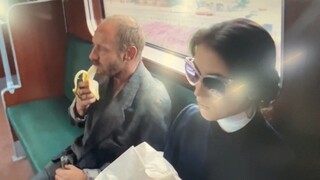 It doesn't matter, I'll steal her banana next to the horror movie heroine.