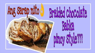 BRAIDED CHOCOLATE BABKA (PINOY RECIPE)