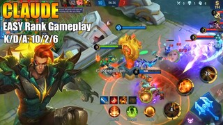 CLAUDE Easy Solo Rank Gameplay | Road to top1 global Squad Season15
