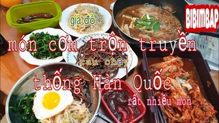 BIBIMBAP KOREA FOOD| chia sẻ nấu món cơm trộn theo kiểu truyền thống Hàn Quốc | 비빔밥 만들기 먹방 |