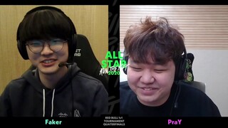 All Stars 2020 - Faker vs Pray Quarterfinals Red Bull Solo 1v1