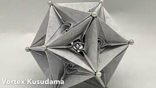 [Origami_Tutorial] Cách làm quả cầu hoa Vortex đầy nghệ thuật hình học