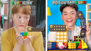 RUBIK Nghèo 0 Sao ⭐ VS Bộ RUBIK Giàu 10 Sao⭐! - Giải Đấu Rubik Siêu Cấp