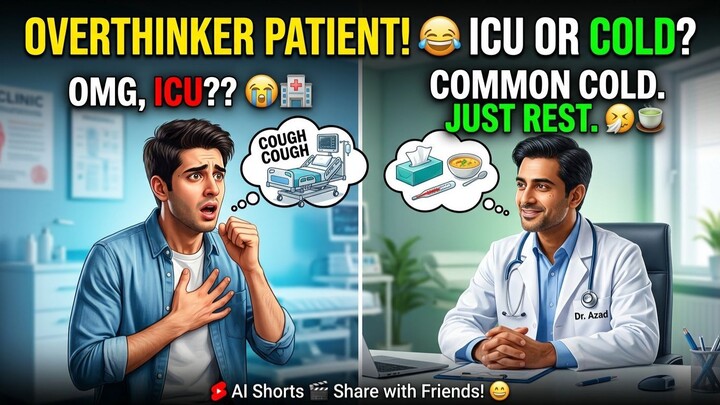 ডাক্তার সাহেব, আমার মনে হয় আমি মরে যাচ্ছি! 😂 #shorts