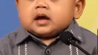 Cute little babies in a debate