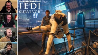 Streamers React to Star Wars Jedi Survivor Funny Moments/Glitches Part 2 (Funny Moments)