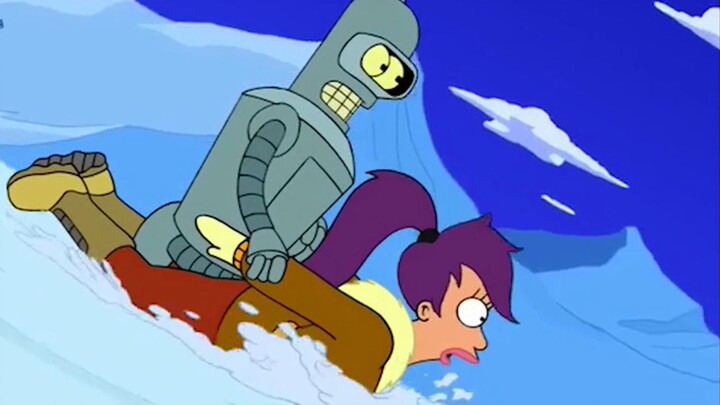 [Edamame] The robot Bender's system restarted and turned into a robot "penguin"! "Futurama"