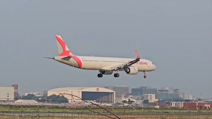 Evening time plane spotting near HSIA Hazrat shanzalal international airport dhaka.