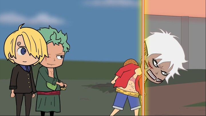 Ketika Luffy Zoro Sanji One Piece Berubah Menjadi Chibi Titan