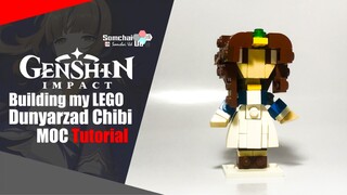 LEGO Genshin Impact Dunyarzad (Loli version) Chibi MOC Tutorial | Somchai Ud