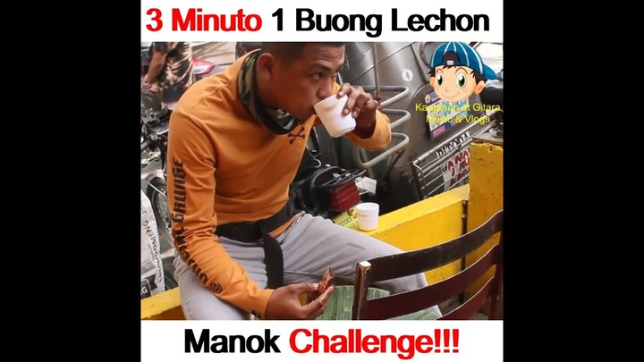 3 Minuto Isang Buong Lechon Manok Challenge!!! 😘🥰😍🤩😁🥓🥩🍗🍖🥗🥘🫕🍝🍜🍲🍛