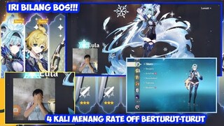 Dapet Eula Posisi Rate Off 4Kali Menang Berturut-turut