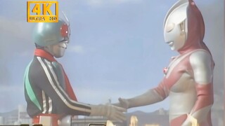 【4K超清修复】“剪掉多余剧情和对话”纯享版初代奥特曼&假面骑士1号VS合体巨大怪人兽 蝎子加多拉斯