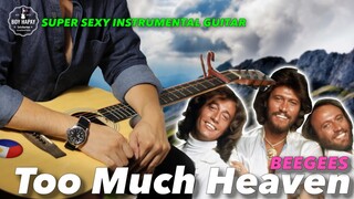 Too Much Heaven Beegees Instrumental guitar karaoke cover with lyrics