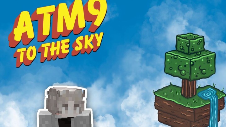 Pulau Terbang yang Langsung Kasih Vila Mewah di Awal Permainan!? ATM9 Sky Minecraft Episode 1