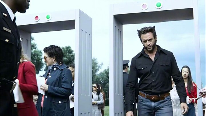 Wolverine can’t avoid Magneto and the security checkpoint