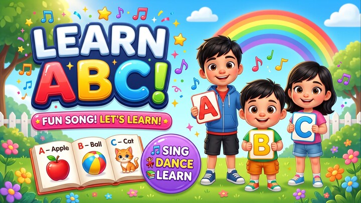 ABC Song for Kids | Learn the Alphabet 🔤 | 儿童ABC字母歌