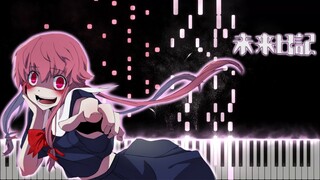 INSANE Mirai Nikki OP Kuusou Mesorogiwi (Piano Version)