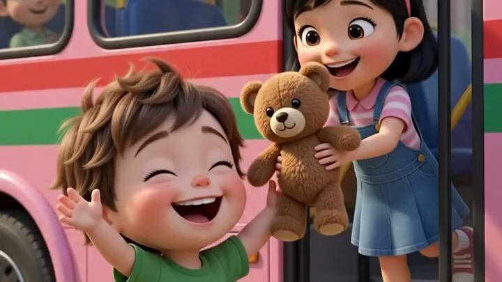 The Pink Bus's Wonderful Journey#PinkBusStory #CartoonBangla #BanglaCartoon #Bus #ToonSport Vlogs