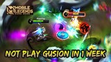 GAMAIN GUSION SEMINGGU KOK JADI SLOWHAND YA GUA KKWKW | GUSION GAMEPLAY #97 | MLBB