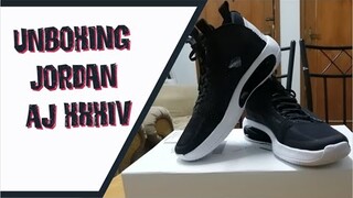 Unboxing Jordan AJ XXXIV | Black/Metallic Siver