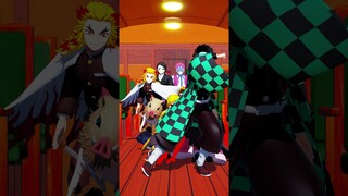 【鬼滅のMMD】無限列車編放送記念 チューチュートレイン / Choo Choo TRAIN【Demon Slayer / Kimetsu no Yaiba MMD】 #Shorts